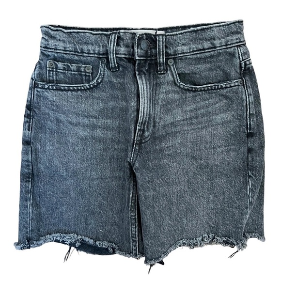 Everlane Relaxed 90s Denim Shorts Washed Black Size 23 - Picture 3 of 6